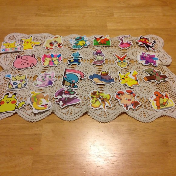 Pokemon stickers for laptop, cell phone, hydroflask, locker, crafts - Picture 1 of 5